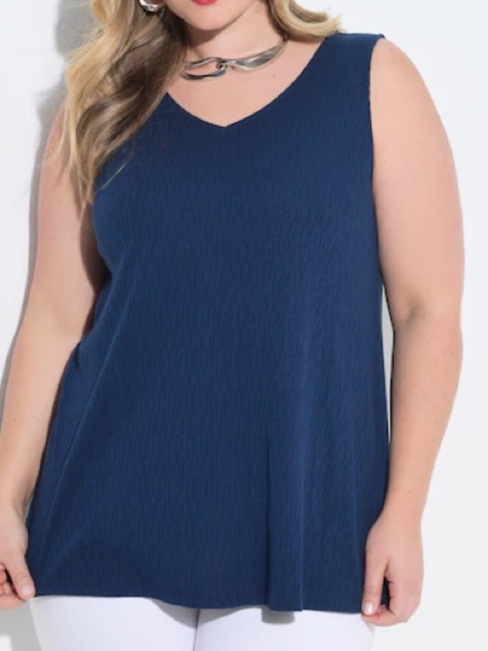 Lovely Day Royal Blue Sleeveless Top